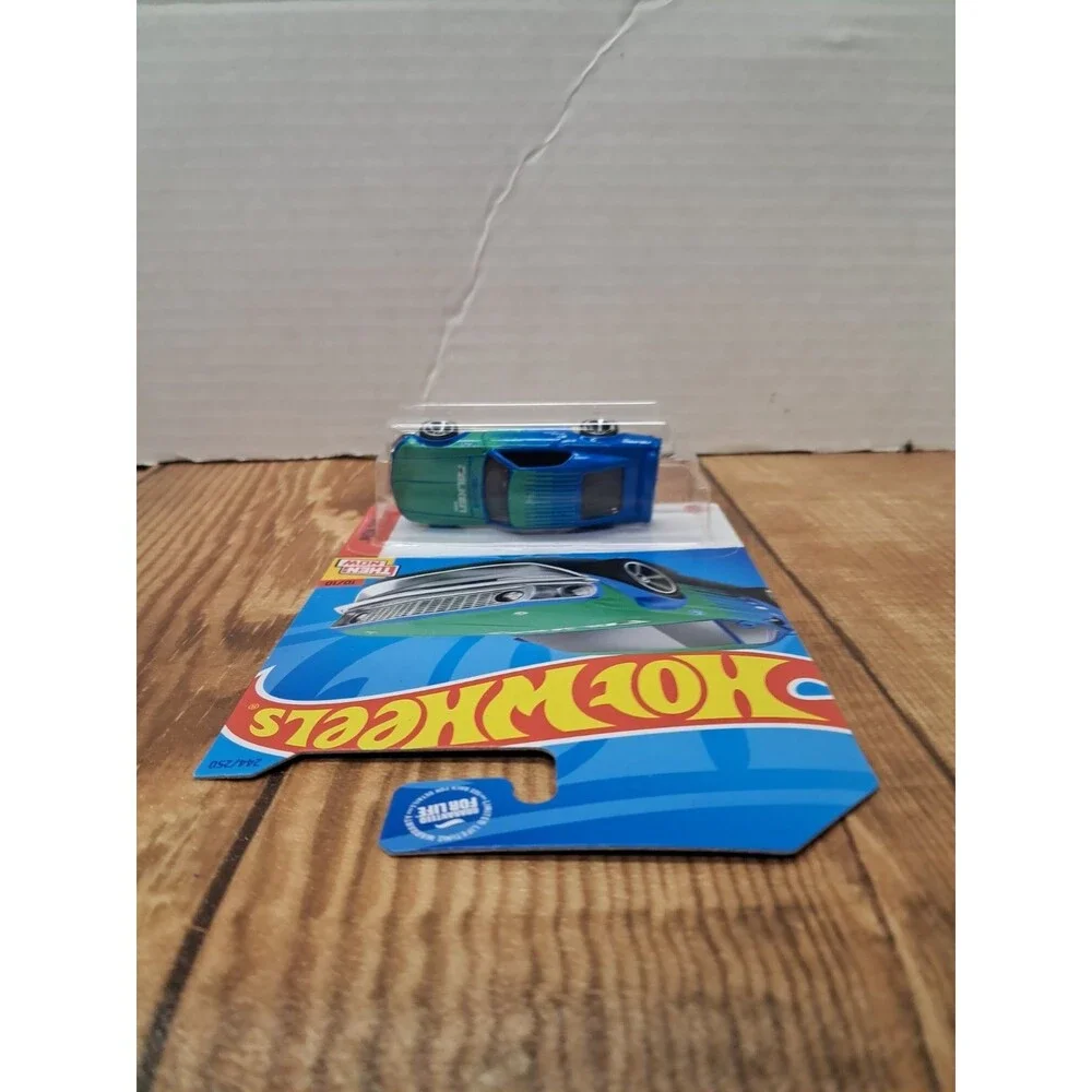 '69 Ford Mustang Boss 302 FALKEN Blue Hot Wheels Then And Now 2023 #244 NIP